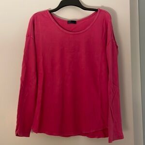 Long sleeve pink shirt